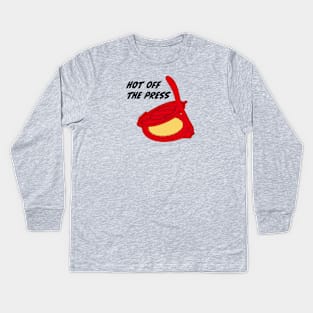 Hot off the Press! Kids Long Sleeve T-Shirt